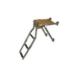 Πλατφόρμα με 3 σκαλiα Inox W27 X L39Cm